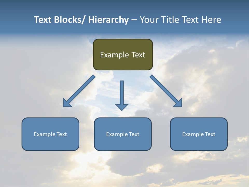 Scenic Brightly Cloud PowerPoint Template
