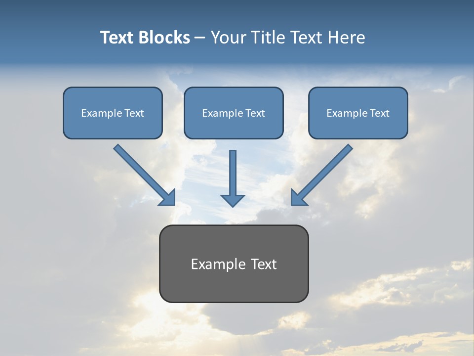 Scenic Brightly Cloud PowerPoint Template
