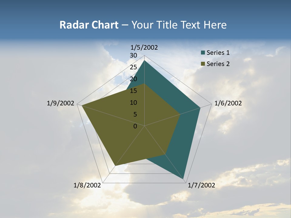 Scenic Brightly Cloud PowerPoint Template