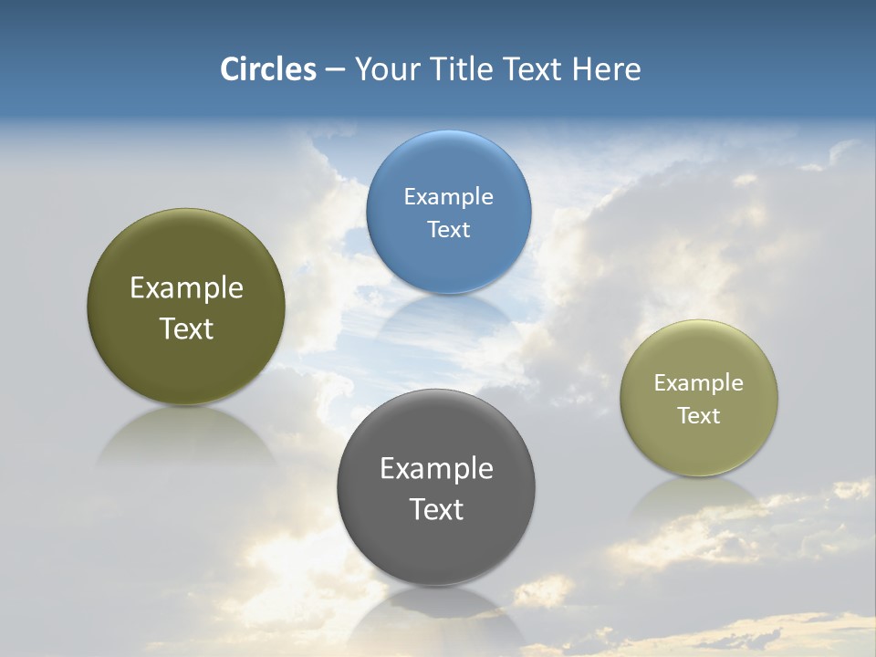 Scenic Brightly Cloud PowerPoint Template