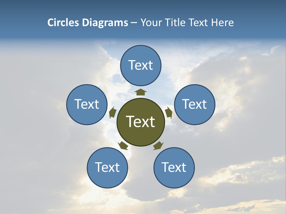 Scenic Brightly Cloud PowerPoint Template