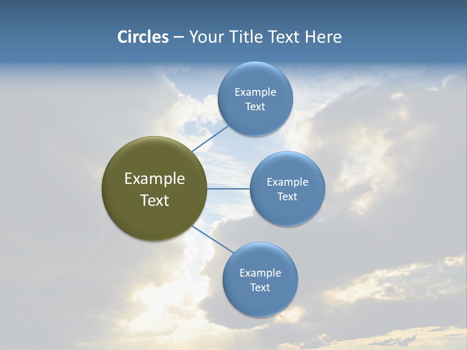 Scenic Brightly Cloud PowerPoint Template