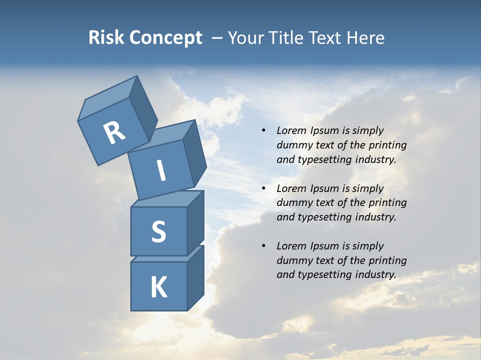 Scenic Brightly Cloud PowerPoint Template