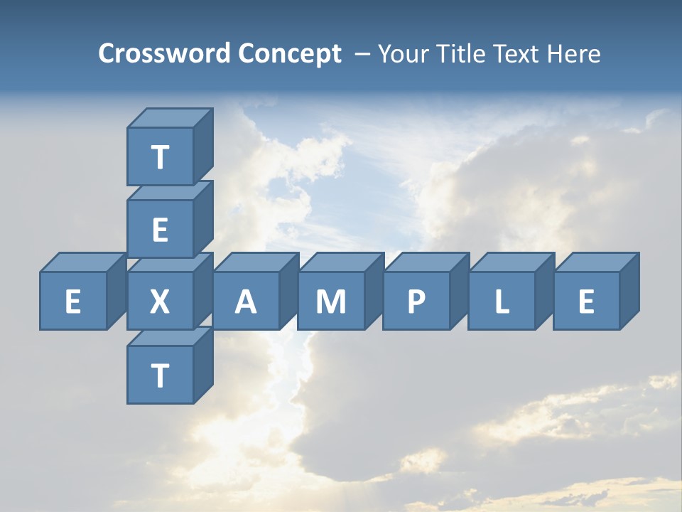 Scenic Brightly Cloud PowerPoint Template