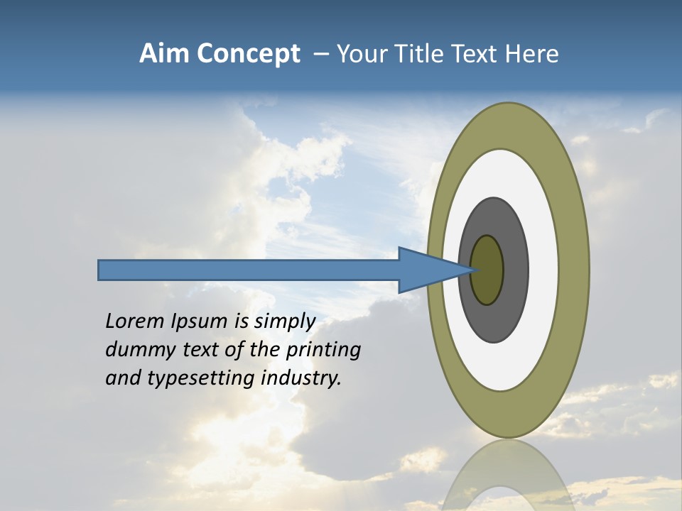 Scenic Brightly Cloud PowerPoint Template