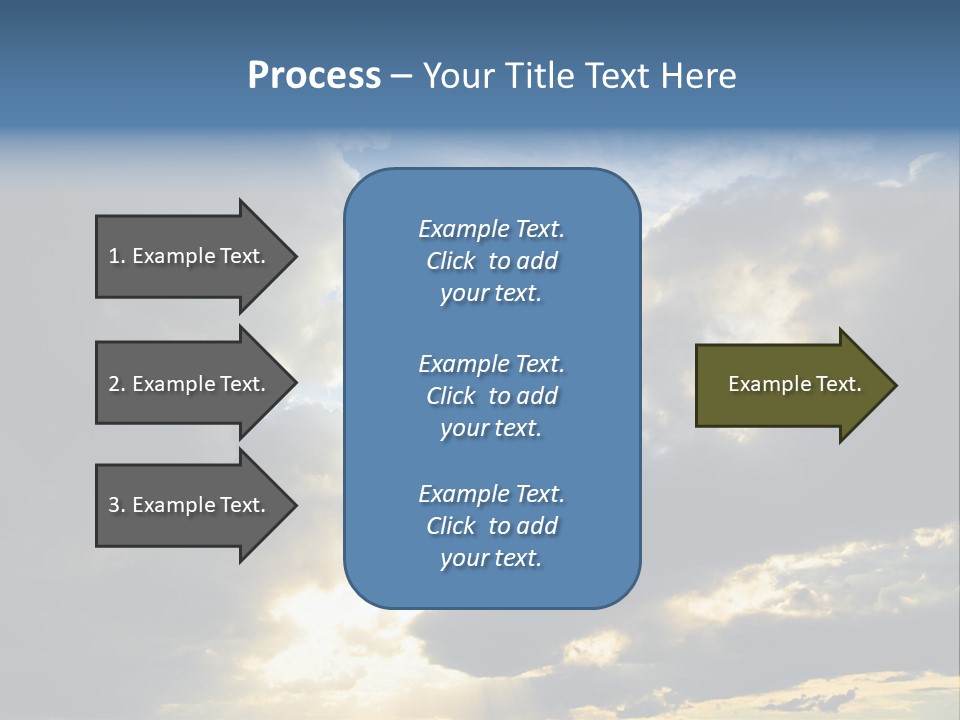 Scenic Brightly Cloud PowerPoint Template