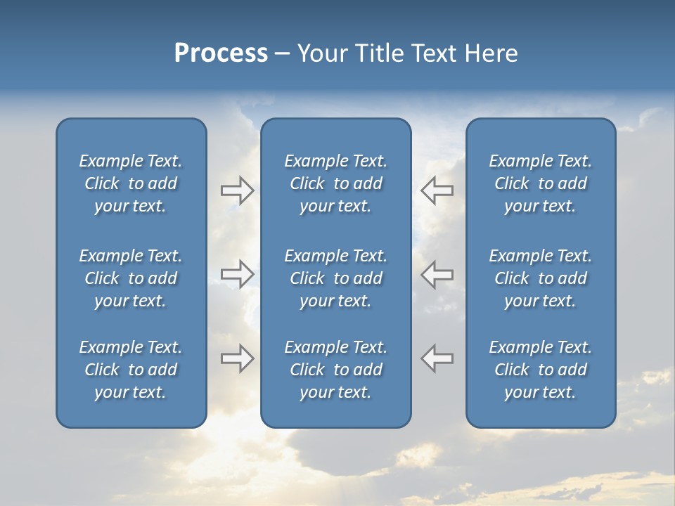Scenic Brightly Cloud PowerPoint Template