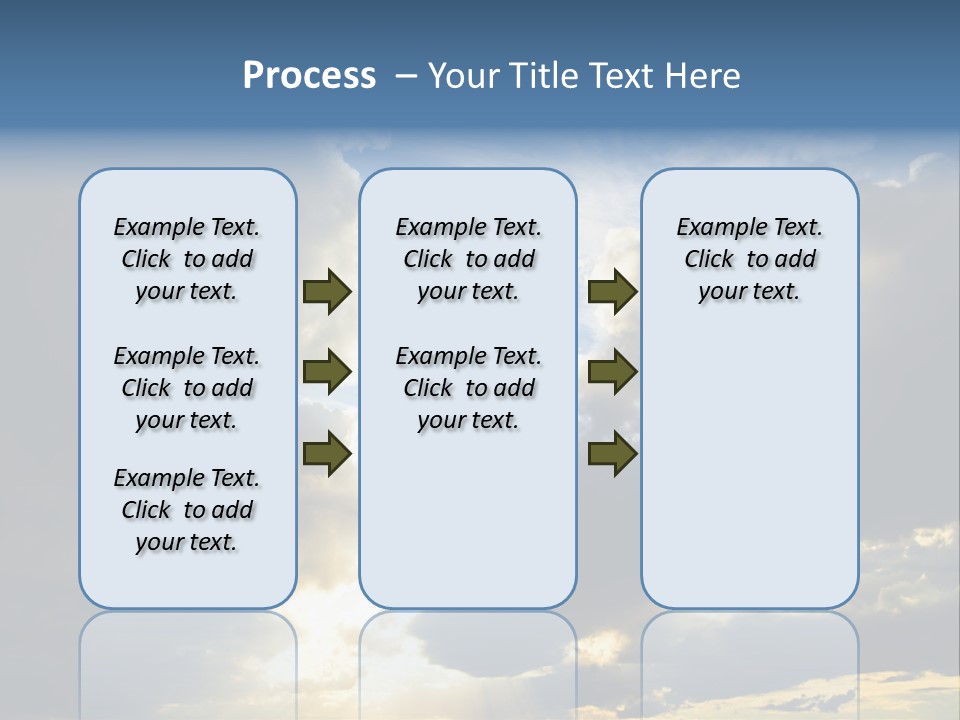 Scenic Brightly Cloud PowerPoint Template