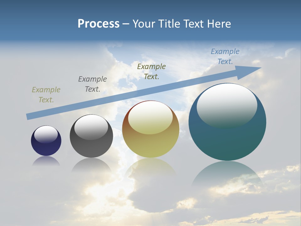 Scenic Brightly Cloud PowerPoint Template