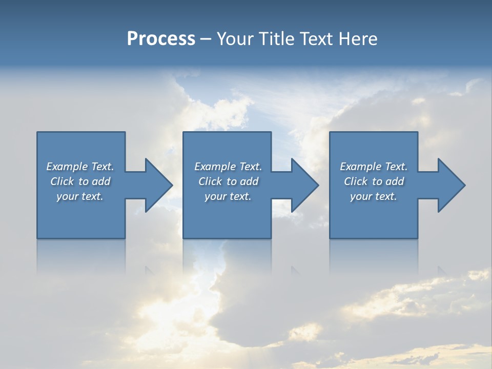 Scenic Brightly Cloud PowerPoint Template