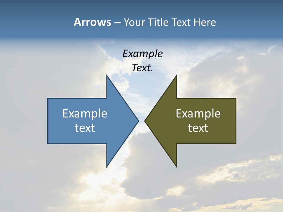 Scenic Brightly Cloud PowerPoint Template