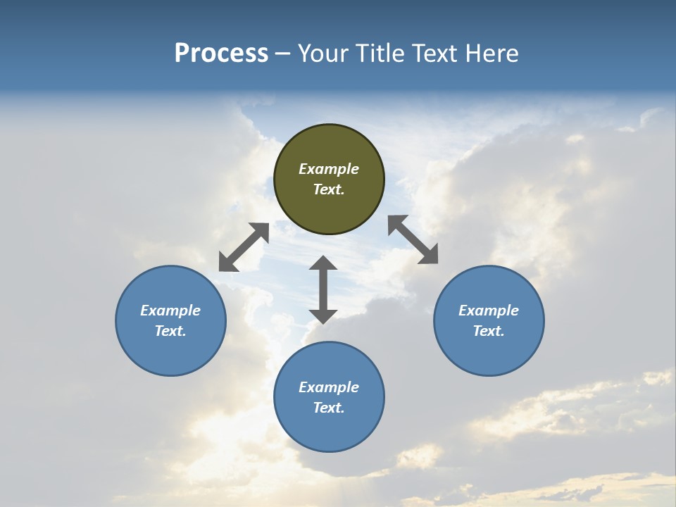 Scenic Brightly Cloud PowerPoint Template