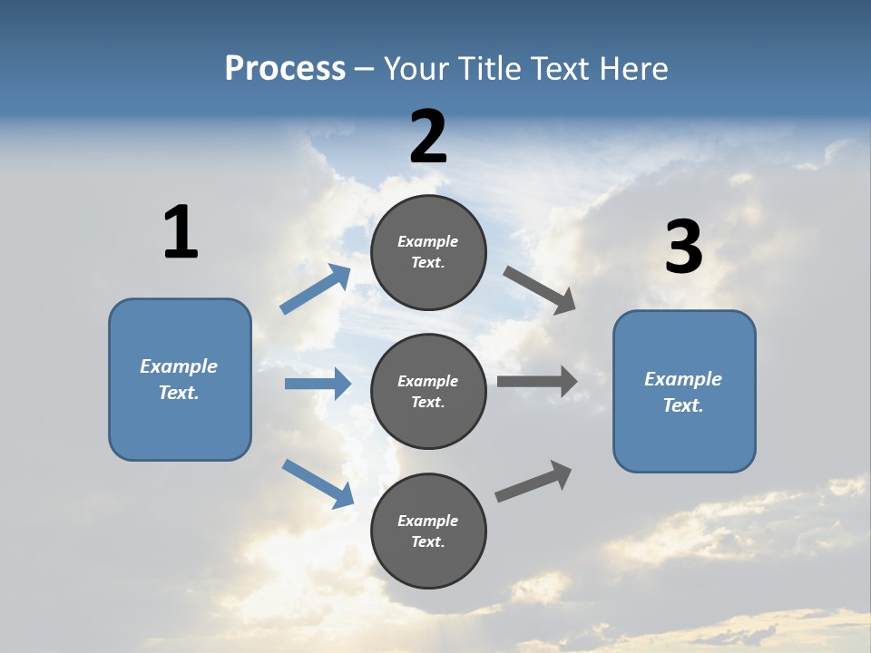 Scenic Brightly Cloud PowerPoint Template
