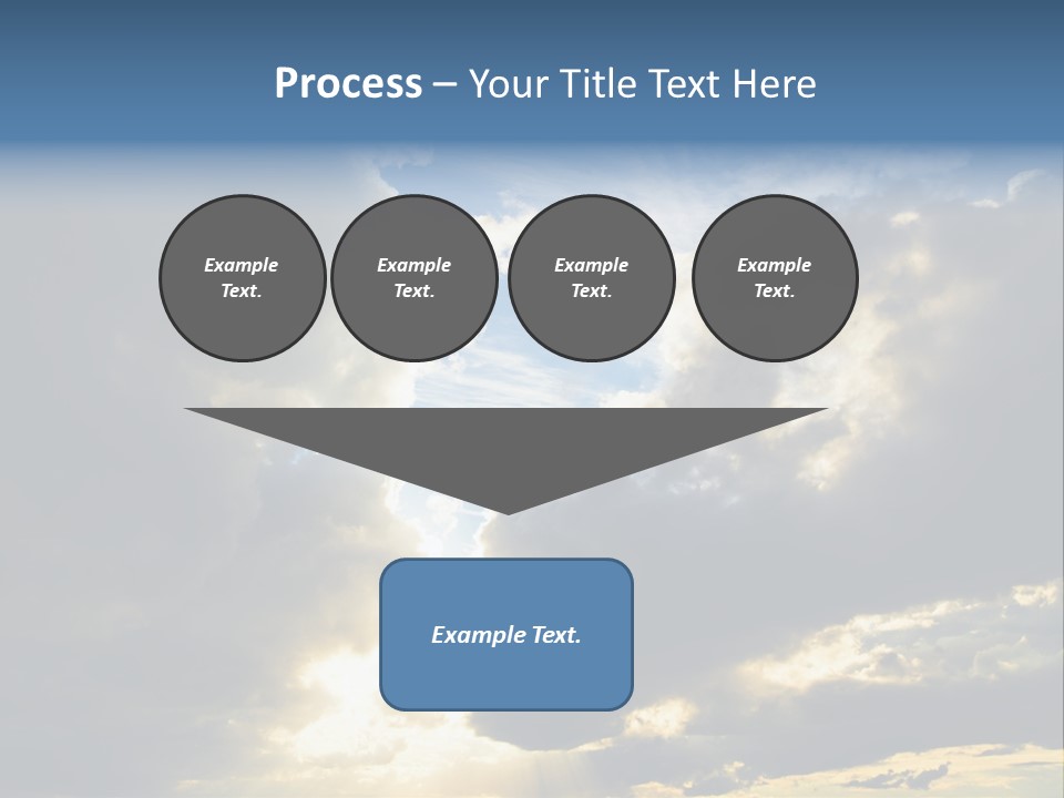 Scenic Brightly Cloud PowerPoint Template