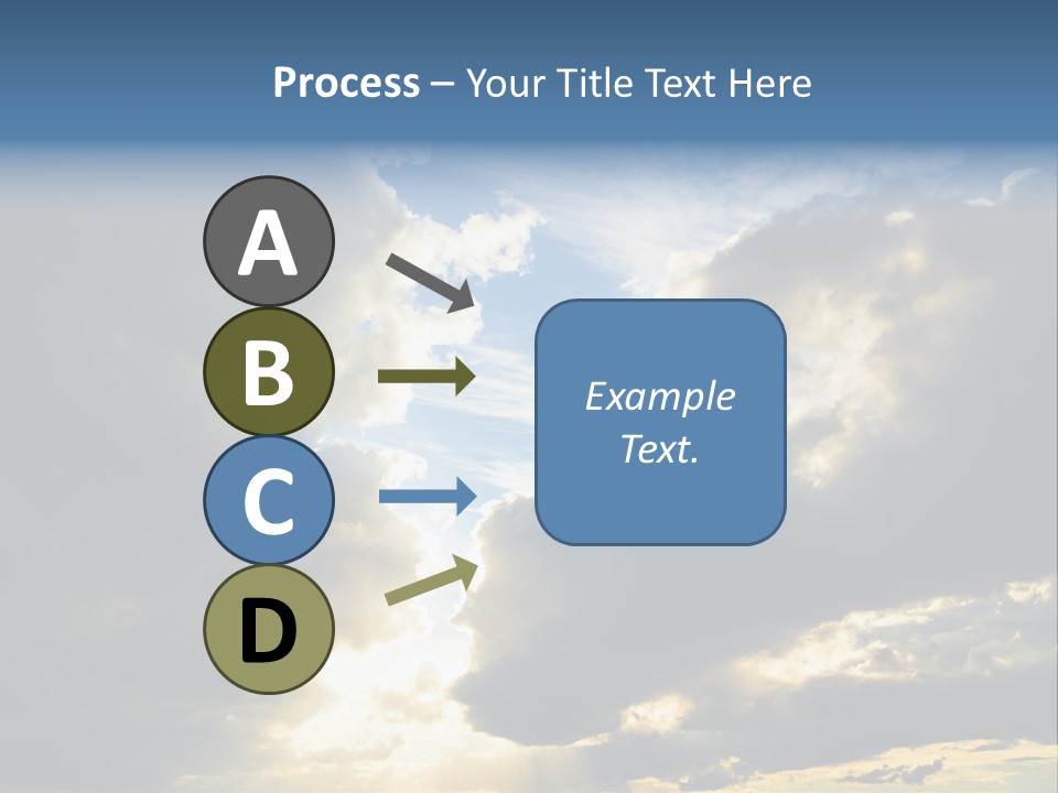 Scenic Brightly Cloud PowerPoint Template