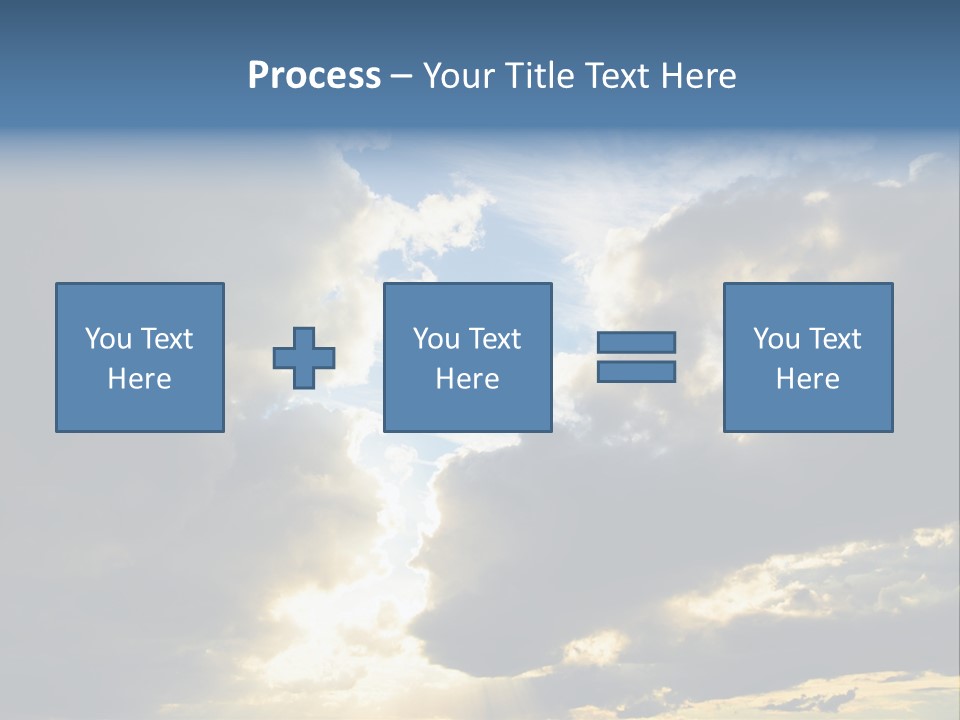 Scenic Brightly Cloud PowerPoint Template