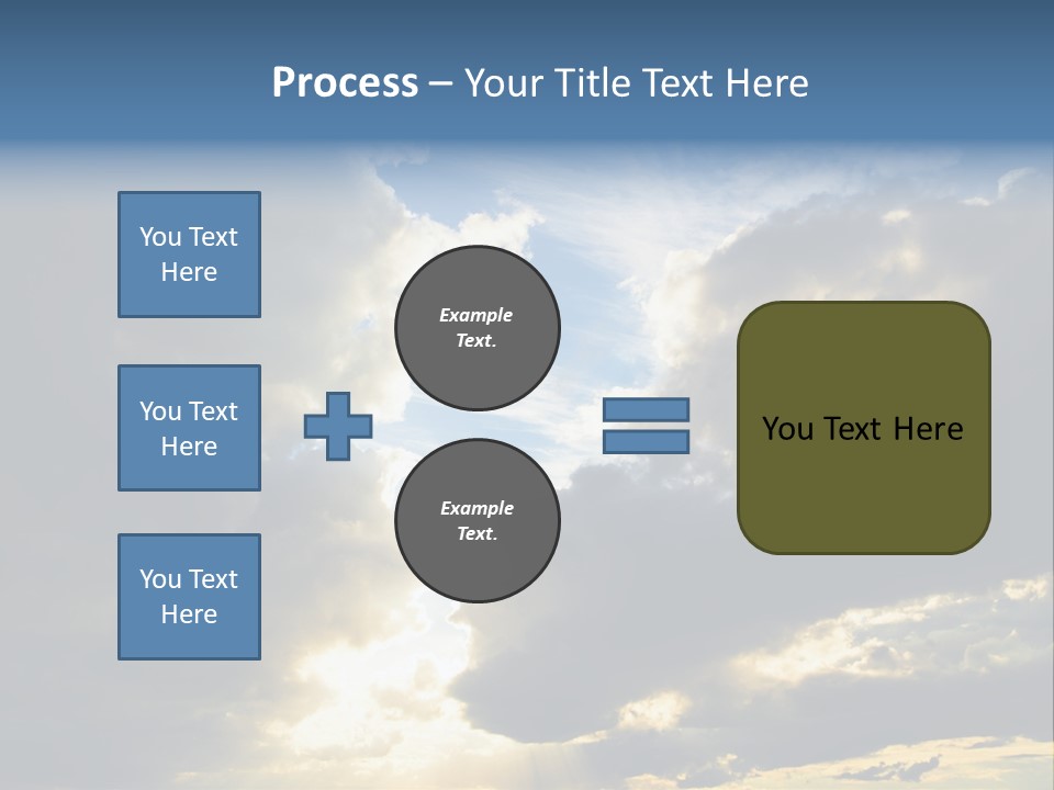 Scenic Brightly Cloud PowerPoint Template