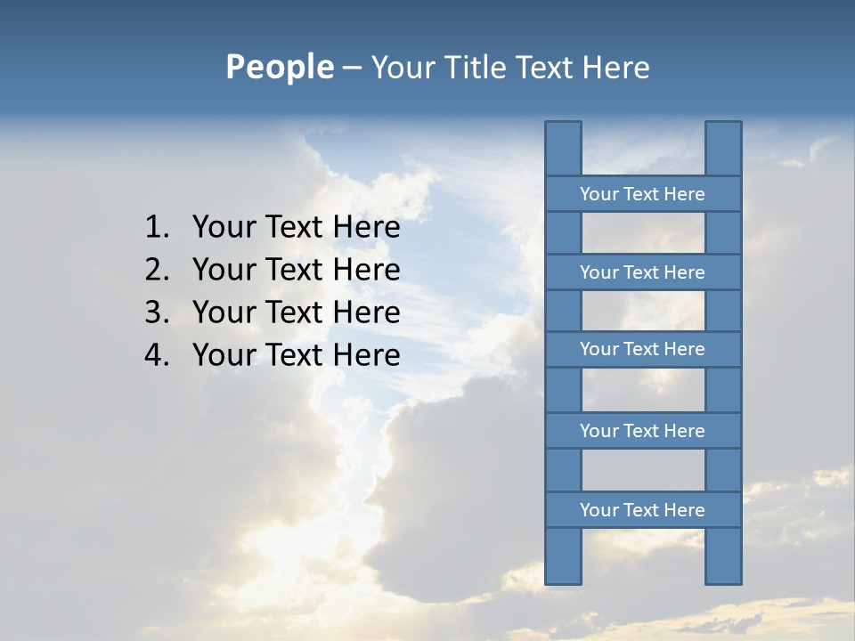 Scenic Brightly Cloud PowerPoint Template