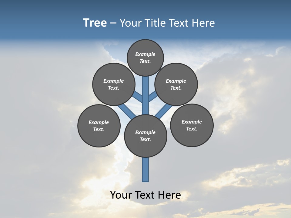 Scenic Brightly Cloud PowerPoint Template