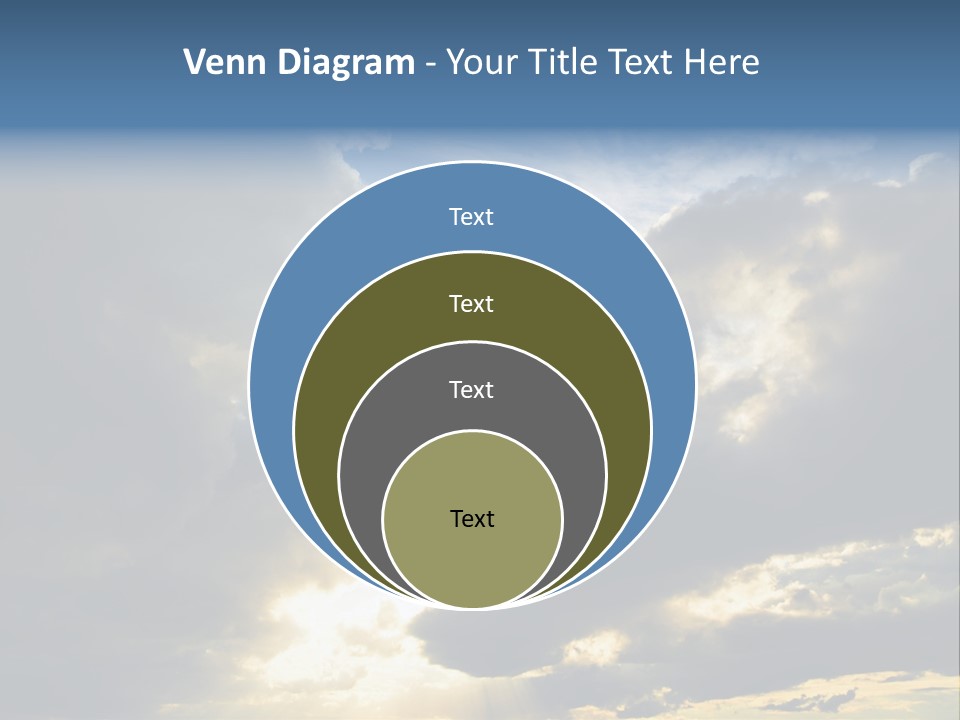 Scenic Brightly Cloud PowerPoint Template