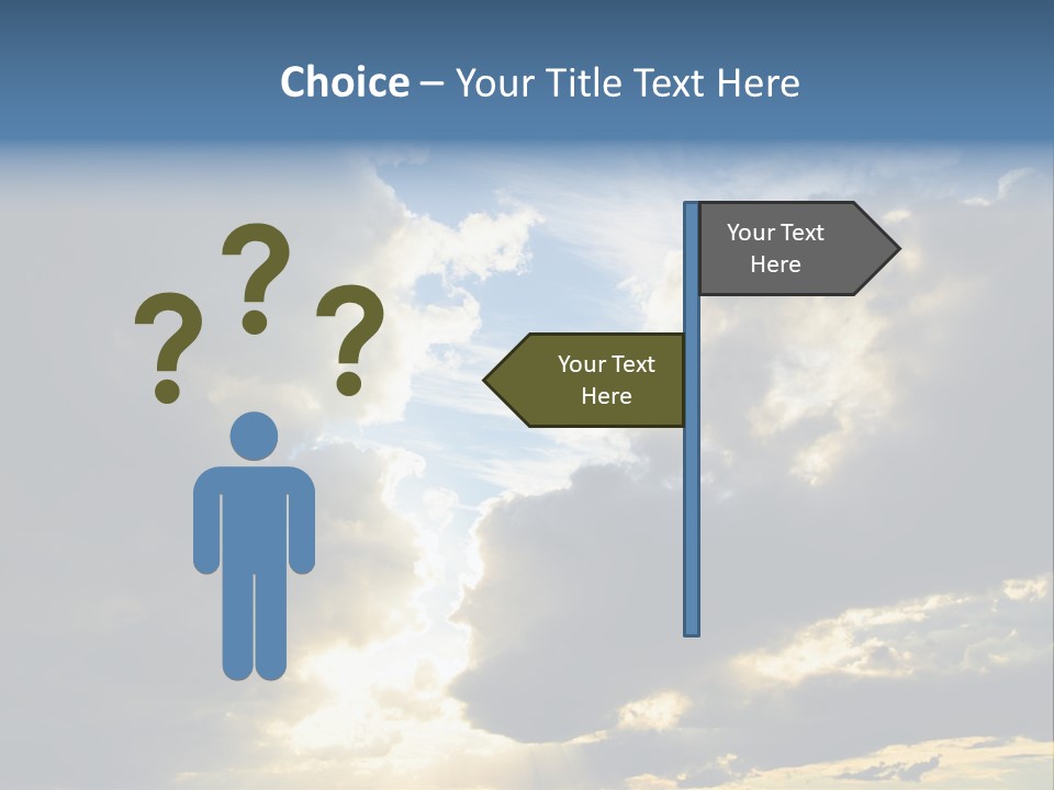 Scenic Brightly Cloud PowerPoint Template