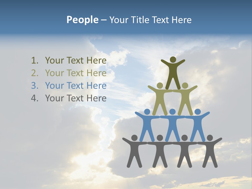 Scenic Brightly Cloud PowerPoint Template