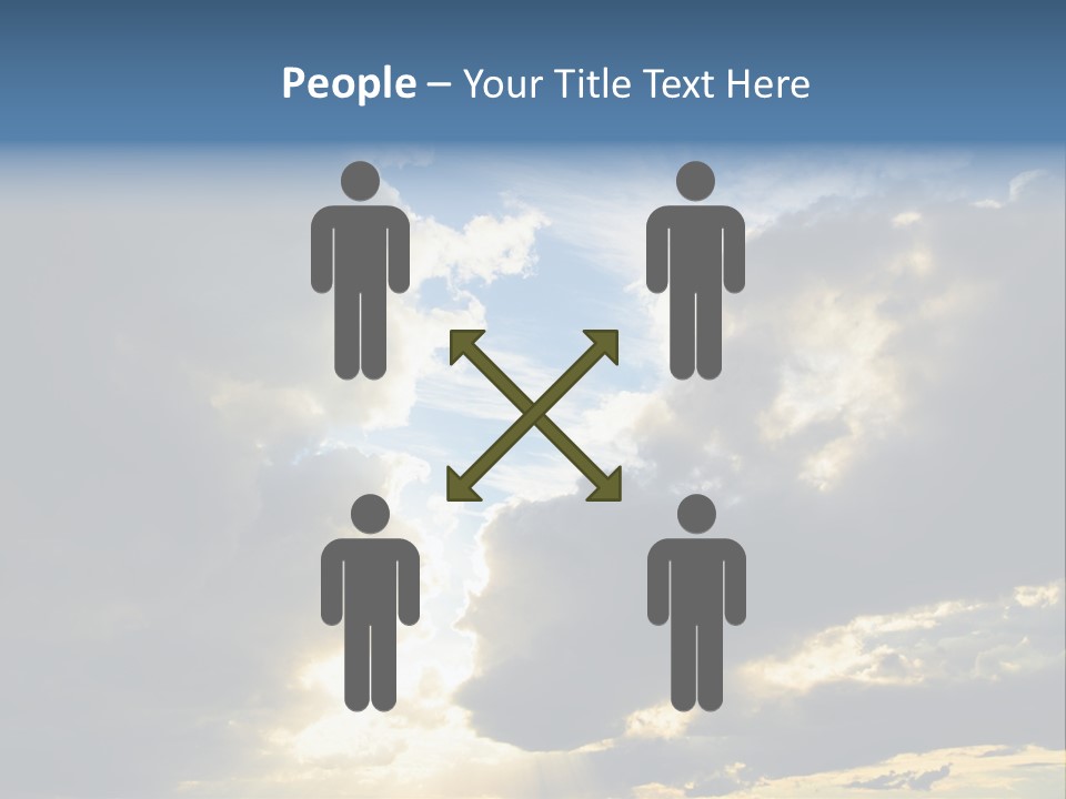 Scenic Brightly Cloud PowerPoint Template