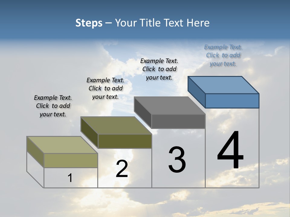 Scenic Brightly Cloud PowerPoint Template