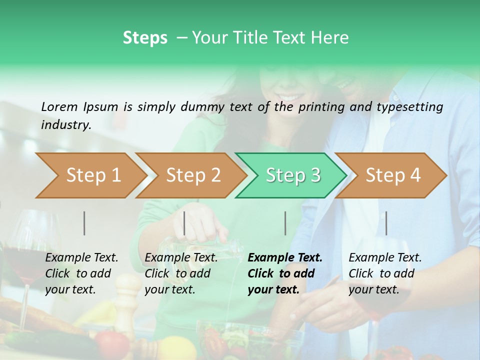 Together Seasoning Sweetheart PowerPoint Template