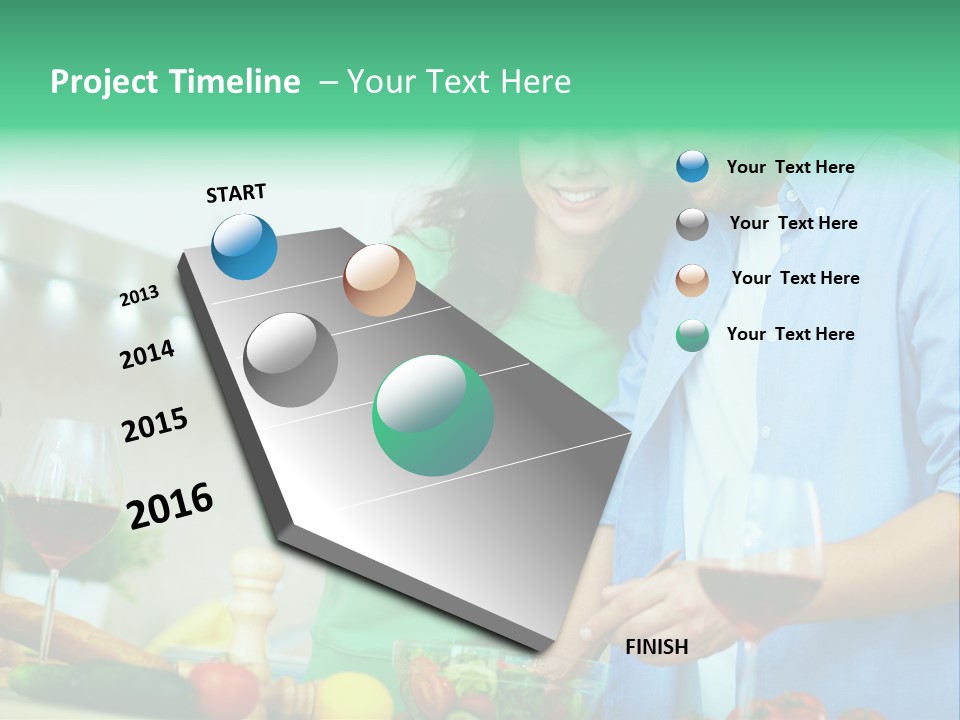 Together Seasoning Sweetheart PowerPoint Template