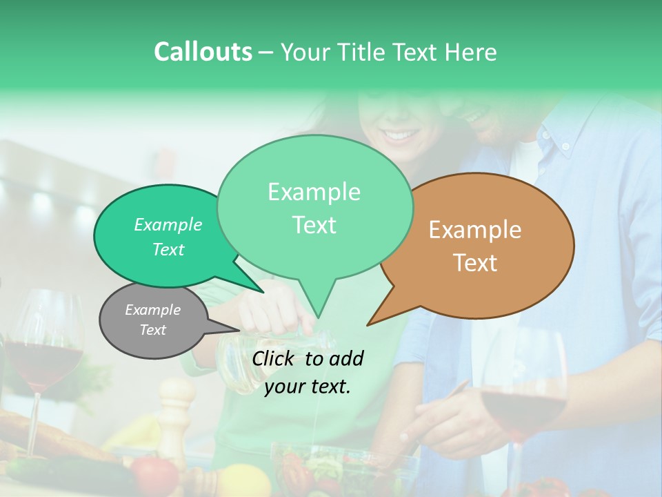 Together Seasoning Sweetheart PowerPoint Template