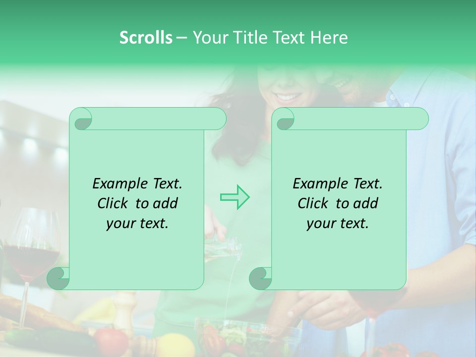Together Seasoning Sweetheart PowerPoint Template