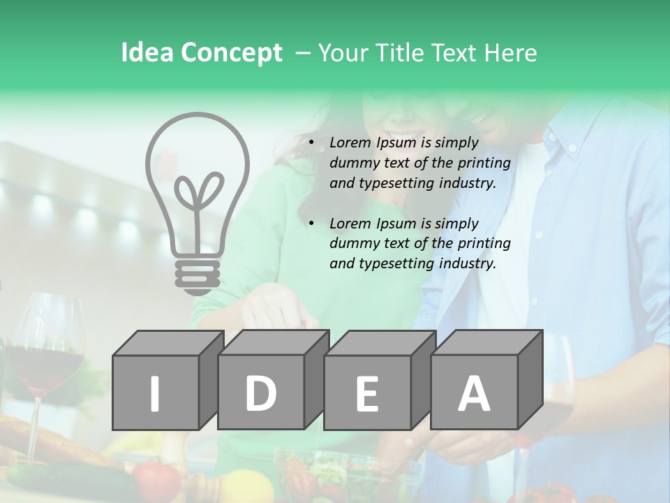 Together Seasoning Sweetheart PowerPoint Template