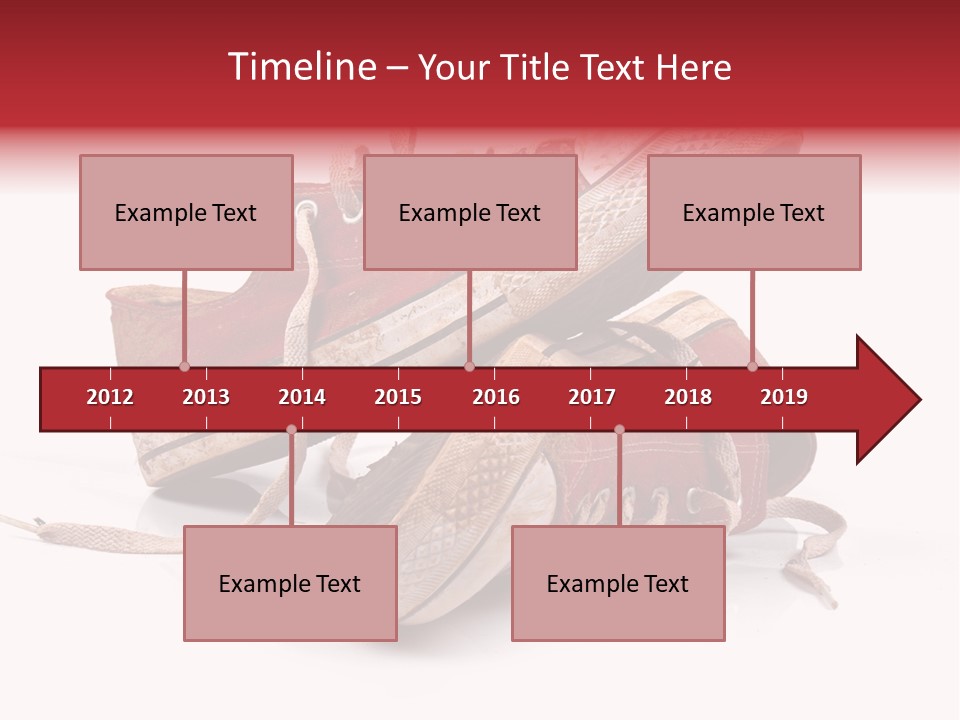 Red Old Tennis PowerPoint Template