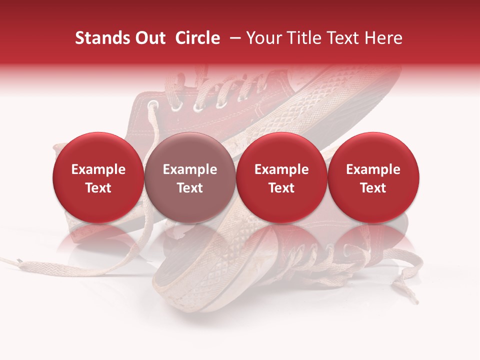 Red Old Tennis PowerPoint Template