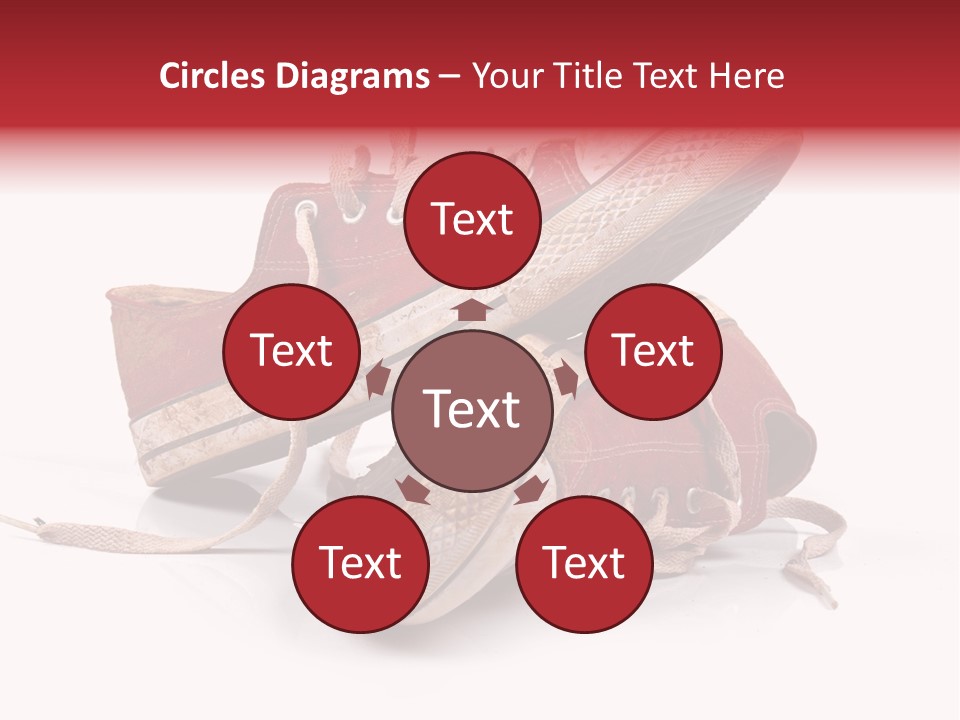 Red Old Tennis PowerPoint Template