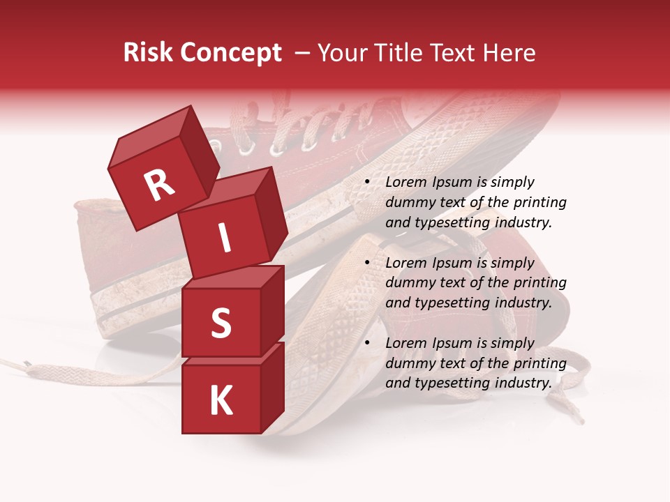 Red Old Tennis PowerPoint Template