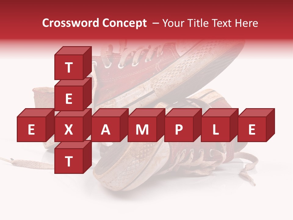 Red Old Tennis PowerPoint Template