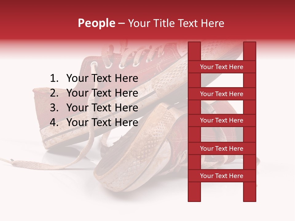 Red Old Tennis PowerPoint Template