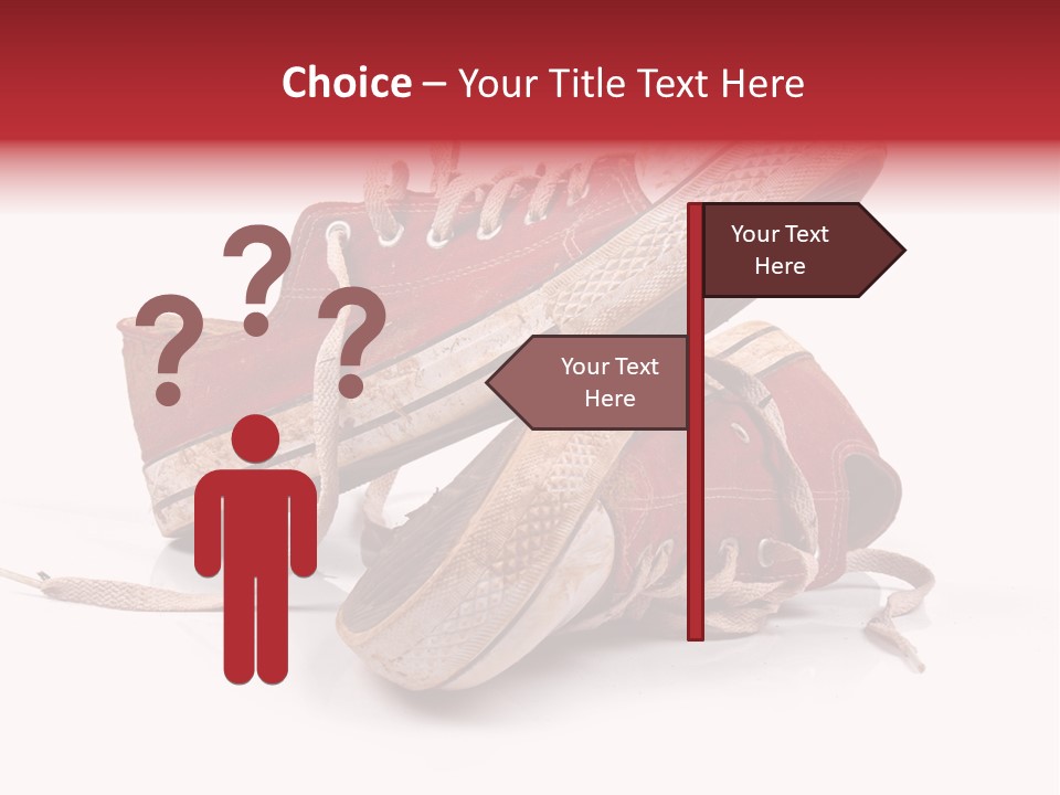 Red Old Tennis PowerPoint Template