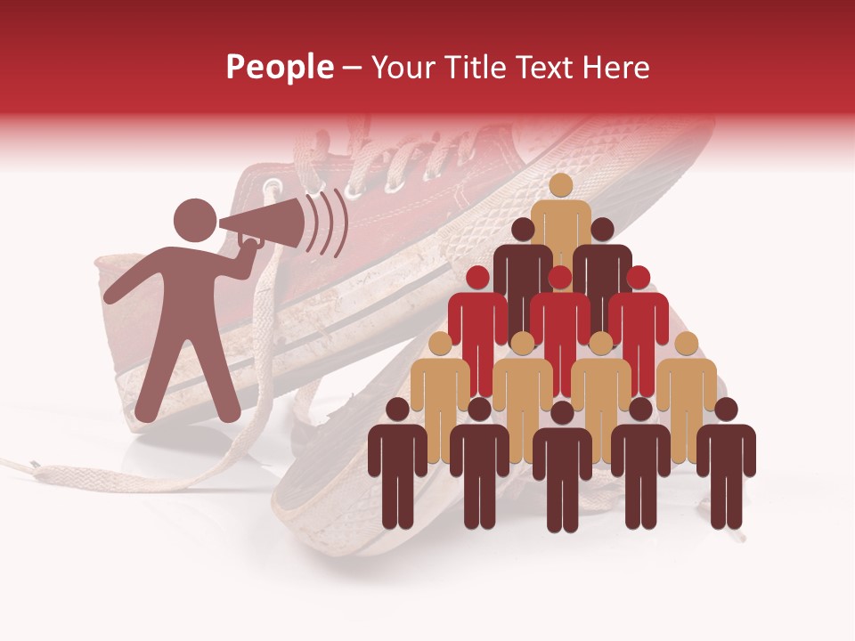 Red Old Tennis PowerPoint Template