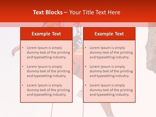 Woman Climbing Danger PowerPoint Template