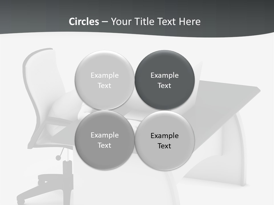 A Person Sitting At A Desk With A Laptop PowerPoint Template