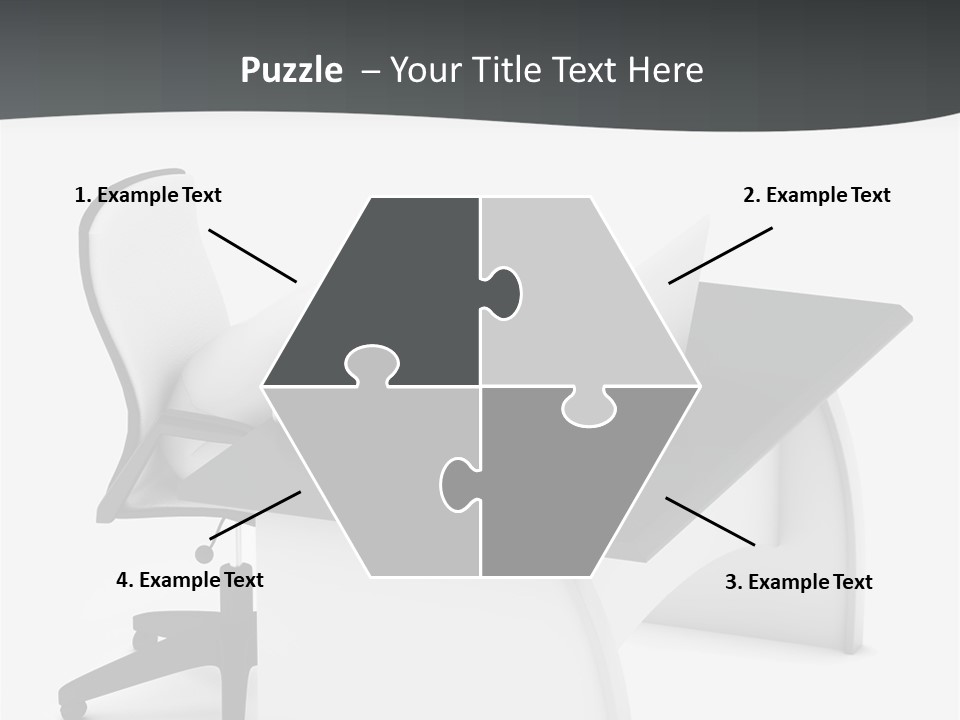 A Person Sitting At A Desk With A Laptop PowerPoint Template