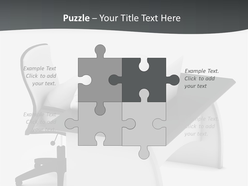 A Person Sitting At A Desk With A Laptop PowerPoint Template