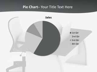 A Person Sitting At A Desk With A Laptop PowerPoint Template