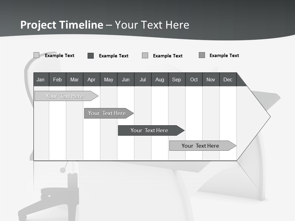 A Person Sitting At A Desk With A Laptop PowerPoint Template