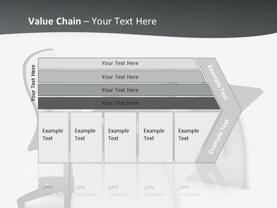 A Person Sitting At A Desk With A Laptop PowerPoint Template