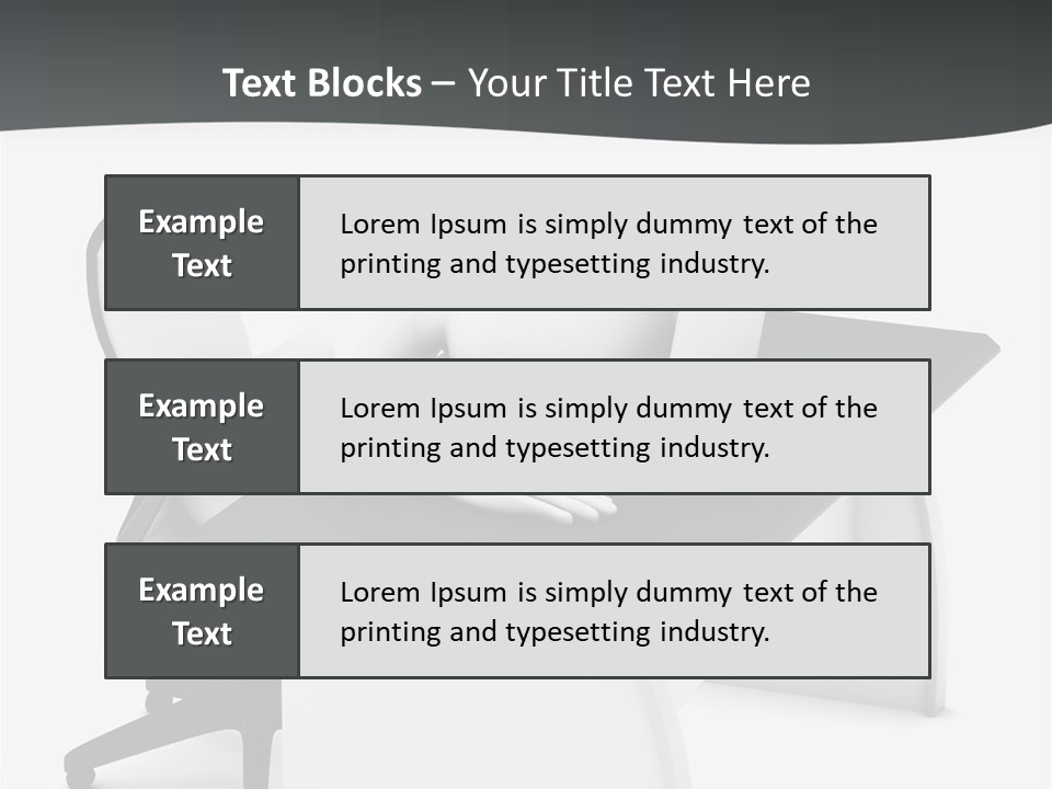 A Person Sitting At A Desk With A Laptop PowerPoint Template