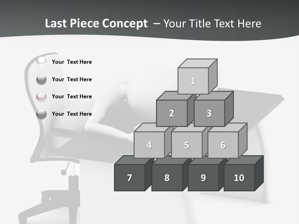 A Person Sitting At A Desk With A Laptop PowerPoint Template